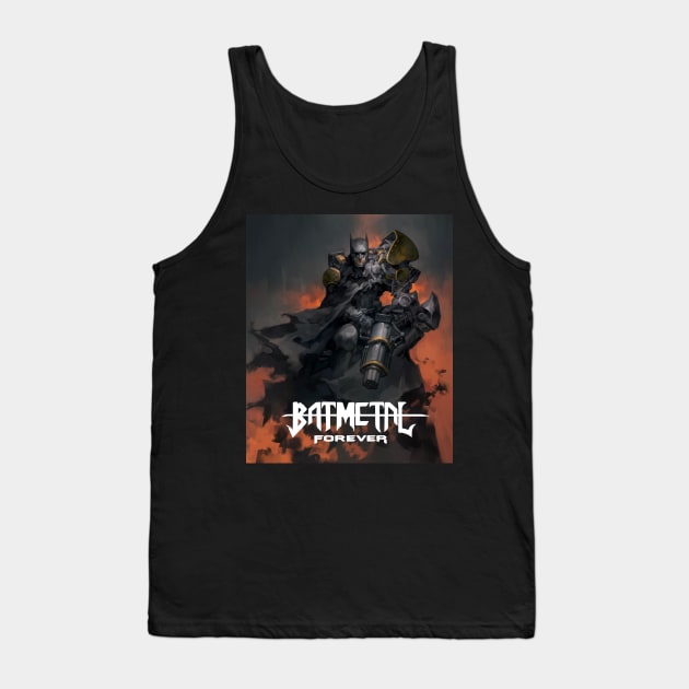 Batmetal Tank Top by Hieumayart